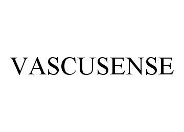 Trademark Logo VASCUSENSE