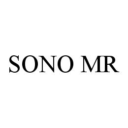 Trademark Logo SONO MR
