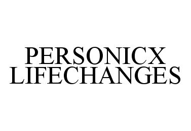 Trademark Logo PERSONICX LIFECHANGES