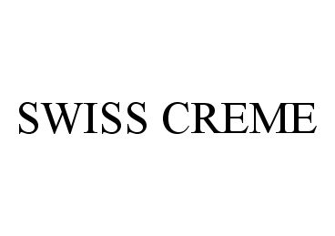 Trademark Logo SWISS CREME