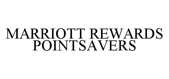  MARRIOTT REWARDS POINTSAVERS