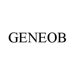 Trademark Logo GENEOB