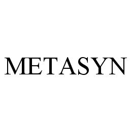 Trademark Logo METASYN