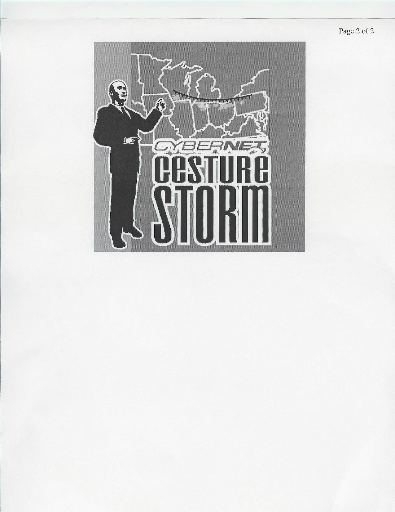 Trademark Logo GESTURESTORM