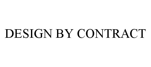  DESIGN BY CONTRACT