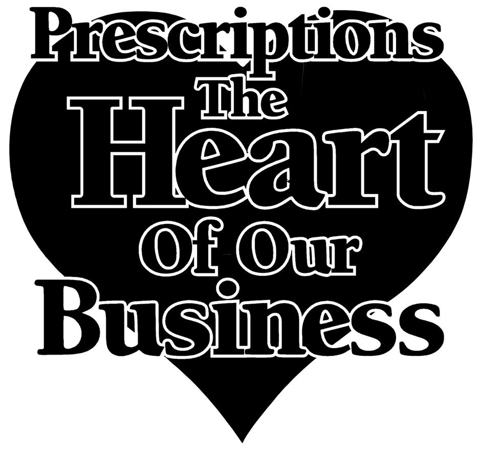 Trademark Logo PRESCRIPTIONS THE HEART OF OUR BUSINESS