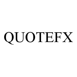 Trademark Logo QUOTEFX
