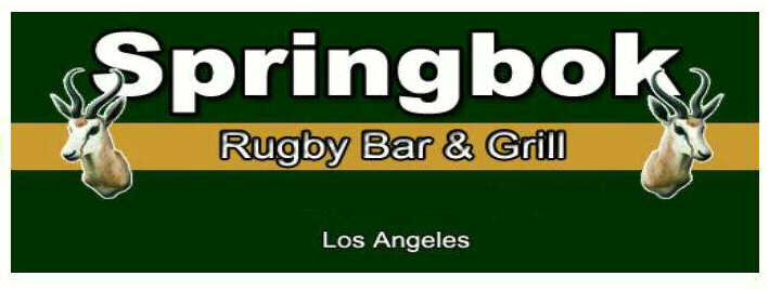  SPRINGBOK RUGBY BAR &amp; GRILL LOS ANGELES