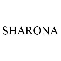 Trademark Logo SHARONA