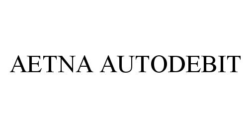 Trademark Logo AETNA AUTODEBIT