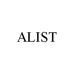 Trademark Logo ALIST