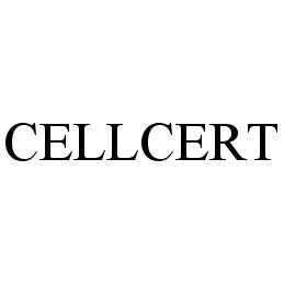 Trademark Logo CELLCERT
