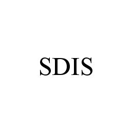 Trademark Logo SDIS