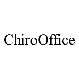 Trademark Logo CHIROOFFICE