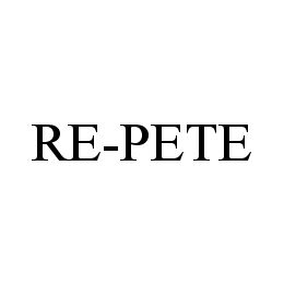 Trademark Logo RE-PETE