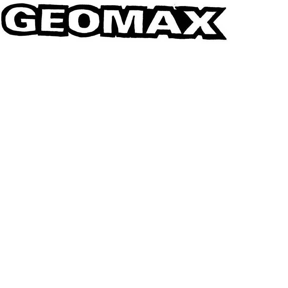 Trademark Logo GEOMAX