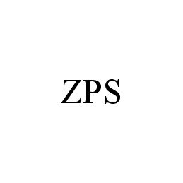 Trademark Logo ZPS