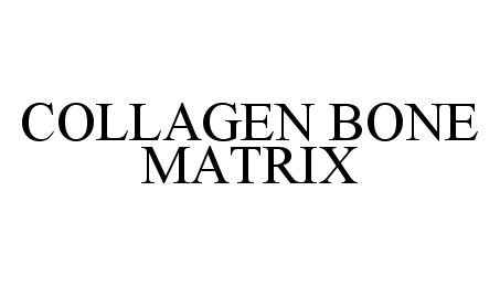 Trademark Logo COLLAGEN BONE MATRIX