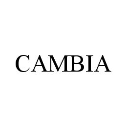 Trademark Logo CAMBIA
