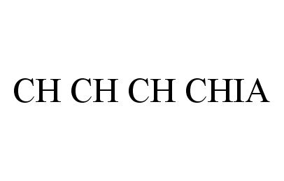 Trademark Logo CH CH CH CHIA