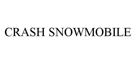  CRASH SNOWMOBILE
