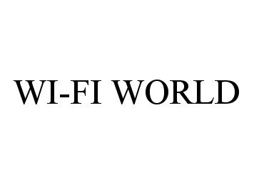 Trademark Logo WI-FI WORLD
