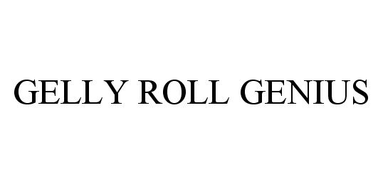 Trademark Logo GELLY ROLL GENIUS