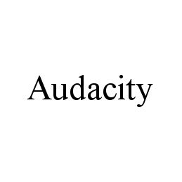 Trademark Logo AUDACITY