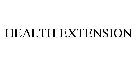  HEALTH EXTENSION