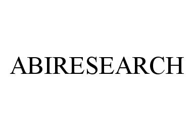Trademark Logo ABIRESEARCH