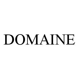 Trademark Logo DOMAINE