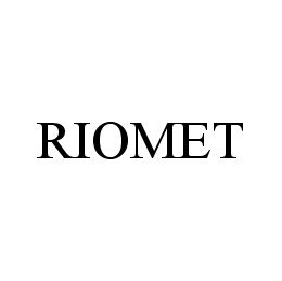 Trademark Logo RIOMET