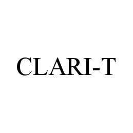 Trademark Logo CLARI-T