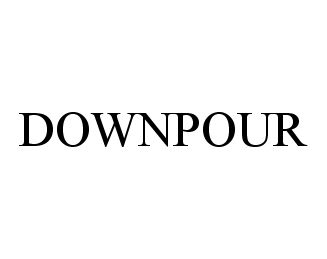 Trademark Logo DOWNPOUR