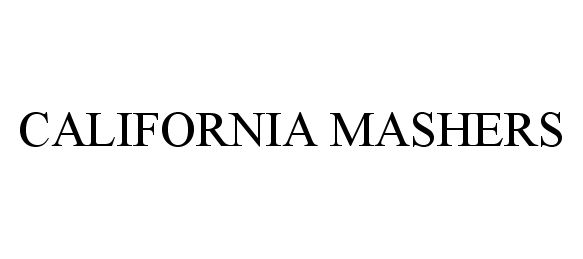  CALIFORNIA MASHERS