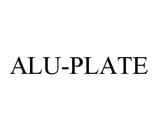 Trademark Logo ALU-PLATE
