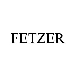 Trademark Logo FETZER