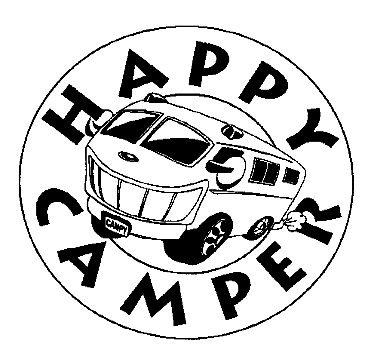 Trademark Logo HAPPY CAMPER