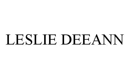 Trademark Logo LESLIE DEEANN