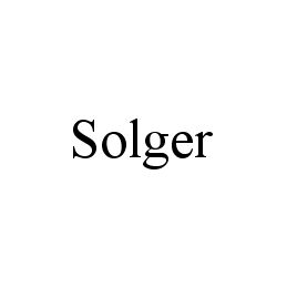  SOLGER