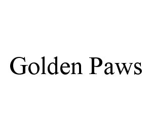 Trademark Logo GOLDEN PAWS