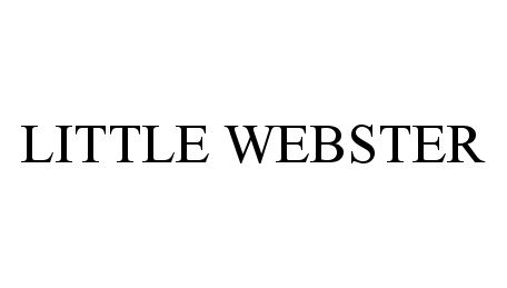 Trademark Logo LITTLE WEBSTER