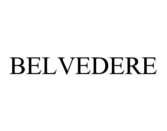 Trademark Logo BELVEDERE