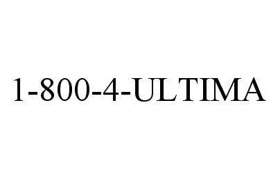  1-800-4-ULTIMA