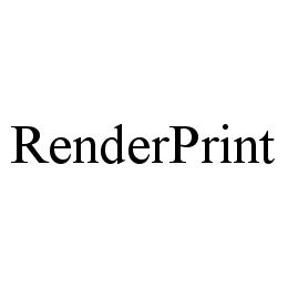Trademark Logo RENDERPRINT