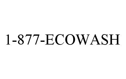  1-877-ECOWASH