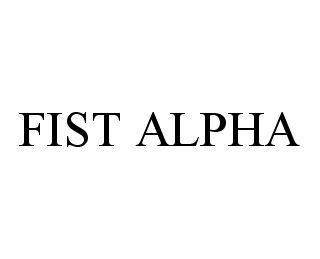  FIST ALPHA