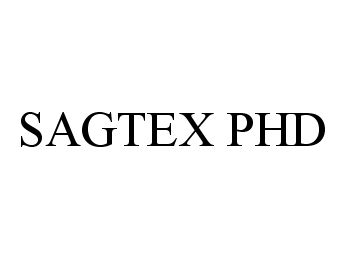 Trademark Logo SAGTEX PHD
