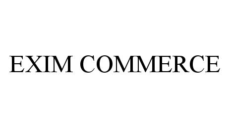 Trademark Logo EXIM COMMERCE