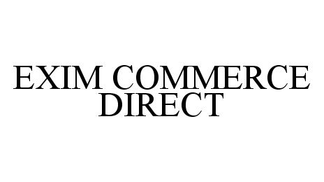 Trademark Logo EXIM COMMERCE DIRECT